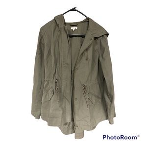 Maurice’s olive green jacket